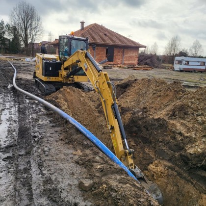 Zakończona inwestycja: Budowa sieci wodociągowej w ul. Brzezińskiej w m. Nowy Konik