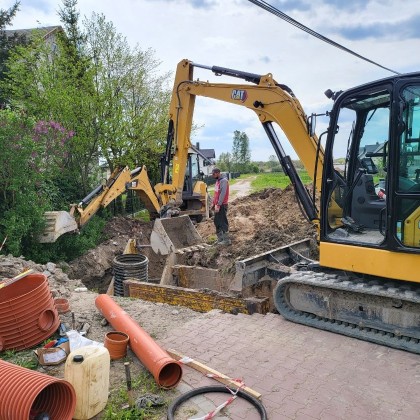 Zakończona inwestycja: Budowa sieci kanalizacyjnej w dz. 225/5, 226/6, 215, w m. Kazimierów